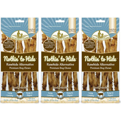 Fieldcrest Farms Nothing to Hide Twist Stix boeuf, lot de 3, mastication longue.