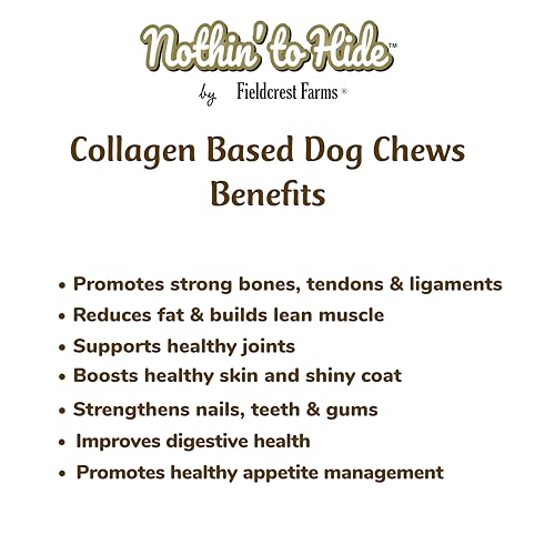 Fieldcrest Farms Rien-à-Cacher Twist Stix boeuf, idéal pour chiens calmes et petits.