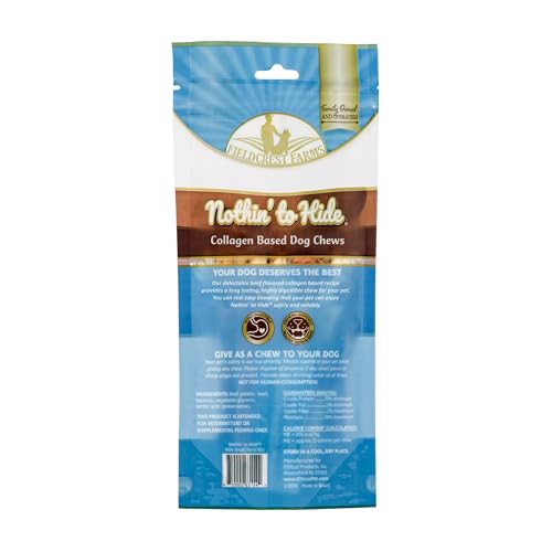 Fieldcrest Farms Rien-à-Cacher Twist Stix boeuf, peut soutenir peau et pelage.