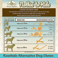 Fieldcrest Farms Twist Stix cacahuète – friandise naturelle et attrayante pour chien actif