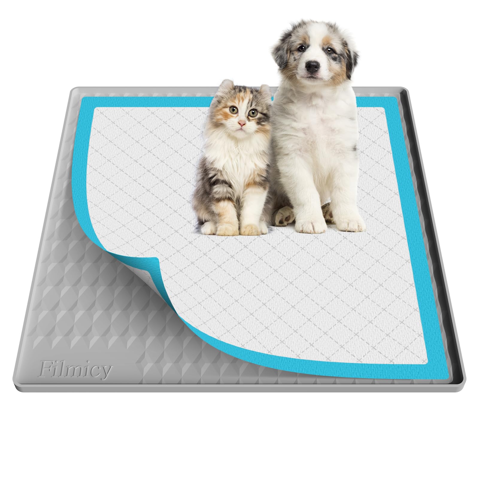 Filmicy support-tapis-dentrainement-chiot: stabilité robuste sur 24x24 pouces.