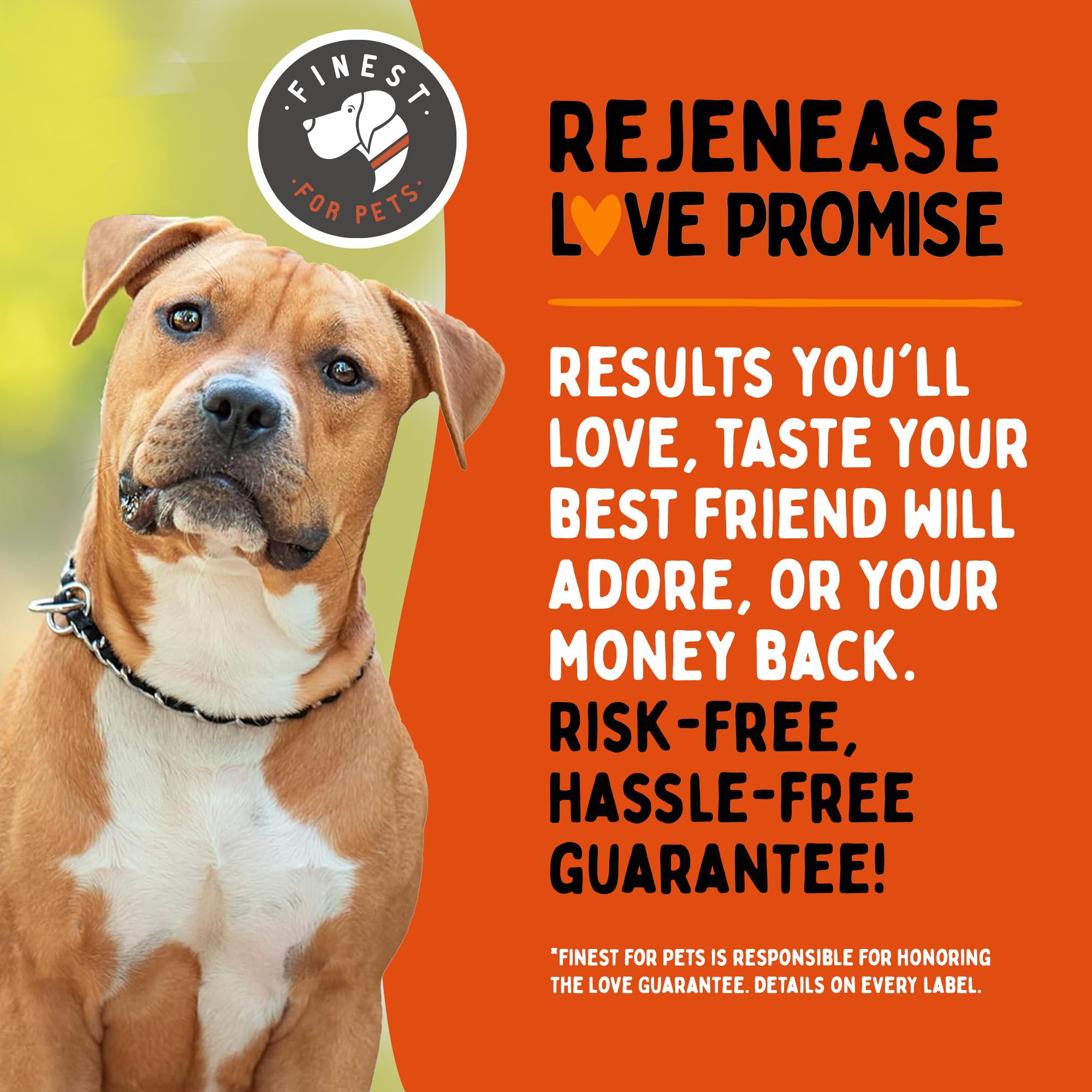 Finest For Pets – format de 32 onces, option généreuse pour grandes tailles.