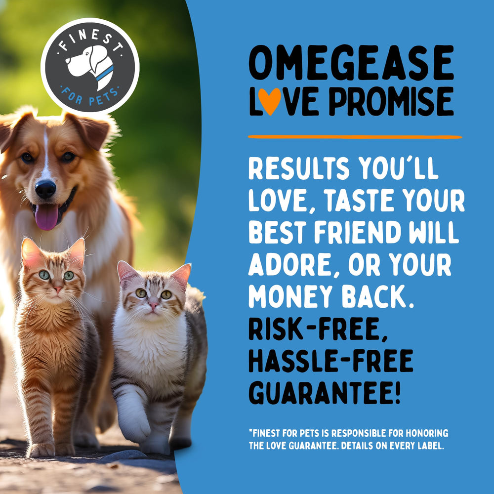 Finest For Pets Omegease : santé du cœur et immunité