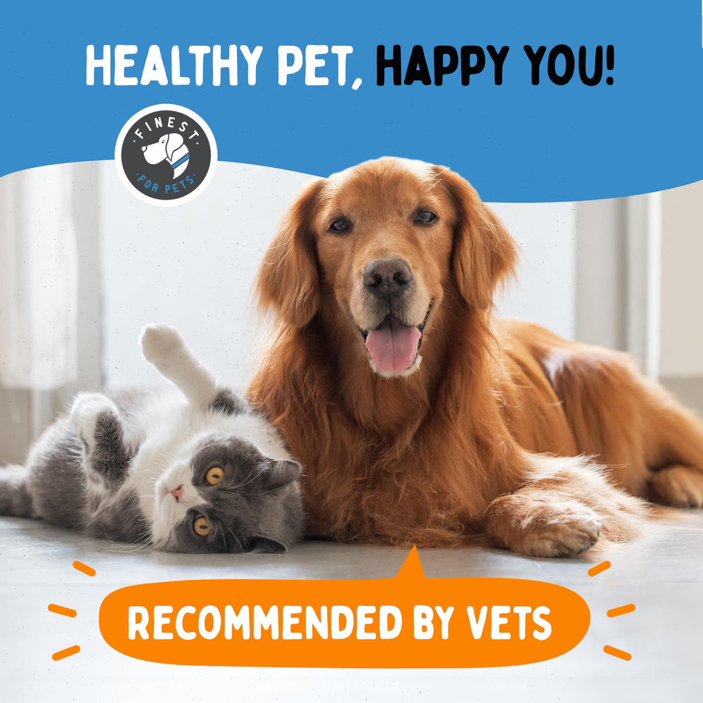 Finest For Pets Omegease — bénéfice possible pour cœur et immunité grâce aux oméga 3.