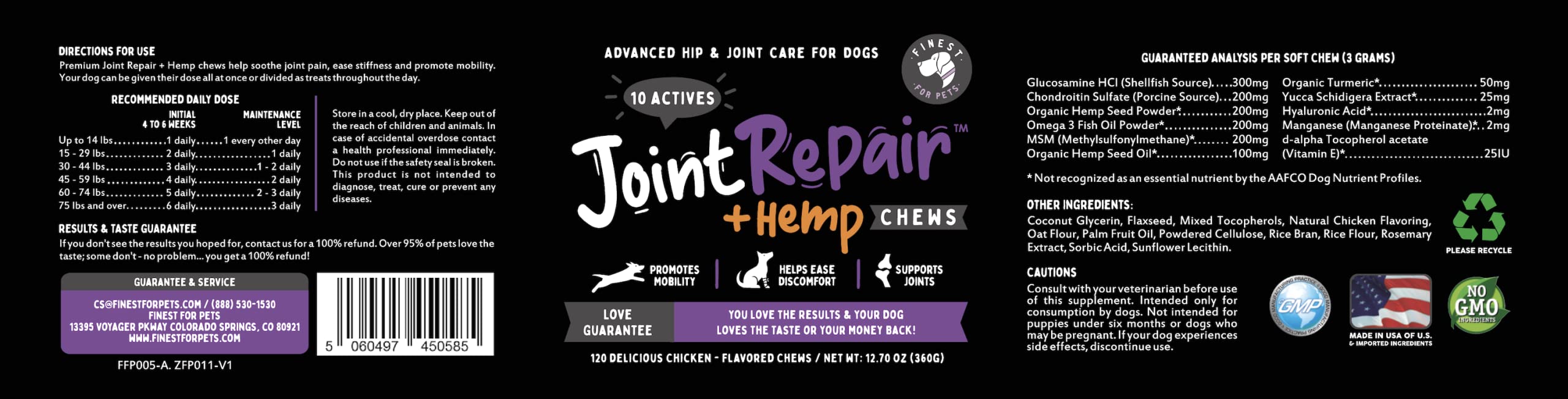 Prise facile au quotidien pour chiens actifs avec Finest For Pets