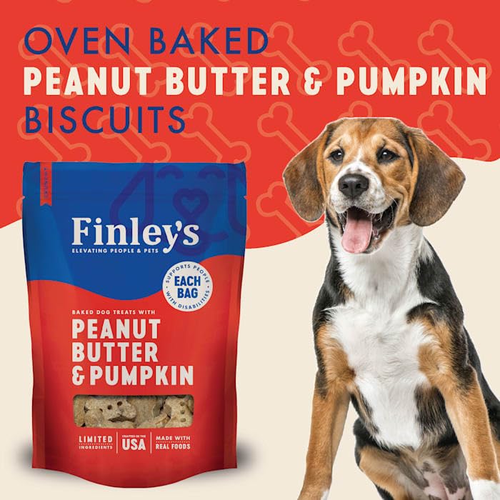 Ingrédients végétaux simples de Finley’s, sans artificiels, option saine pour chien.