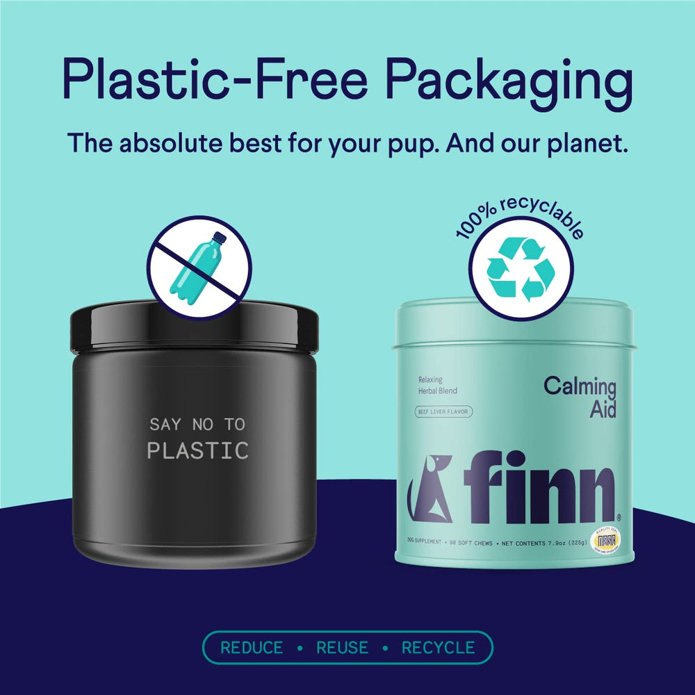 Finn Aide Calme Chien: qualité NASC et fabrication américaine inspirant confiance.