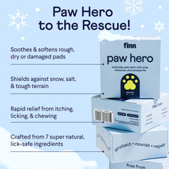 Finn Paw Hero contient huile d'olive pour nourrir la peau sensible