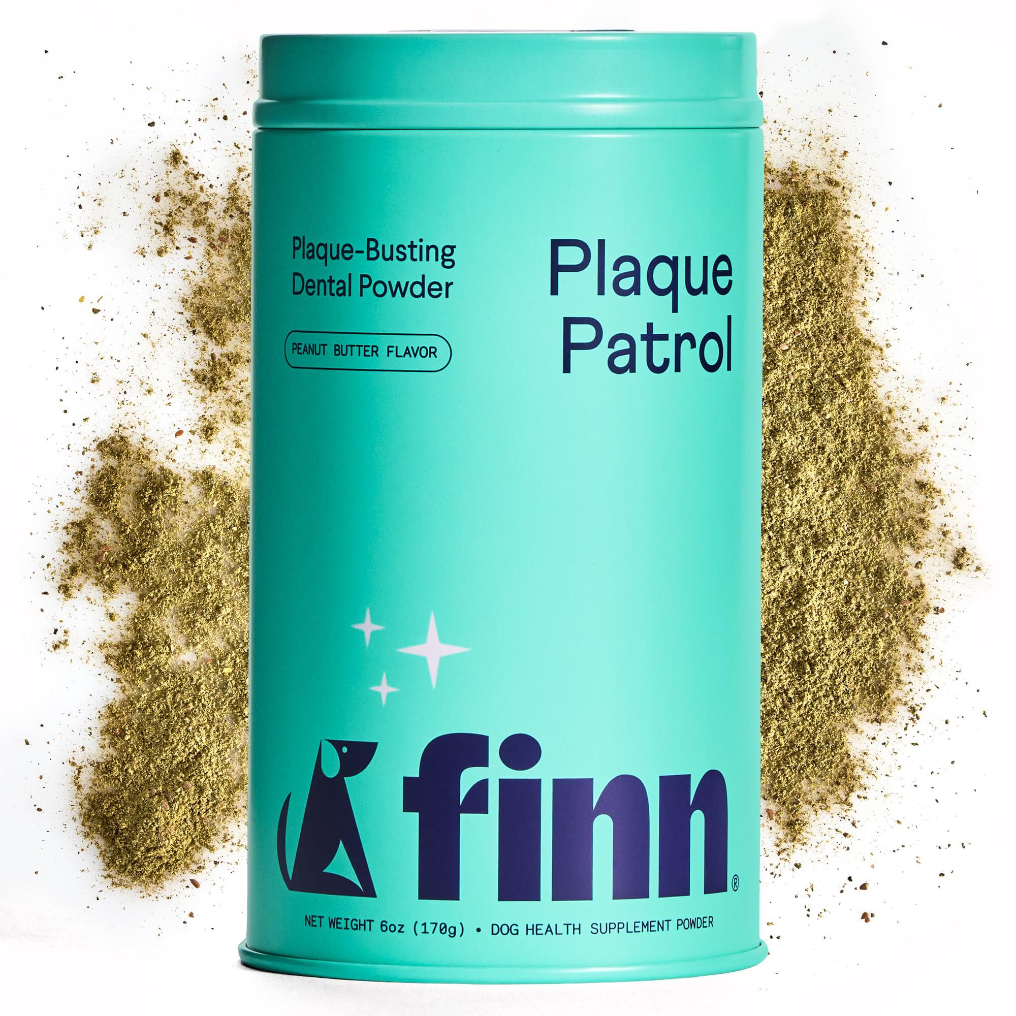 Finn Poudre Dentaire Chiens : application facile pour dents propres.