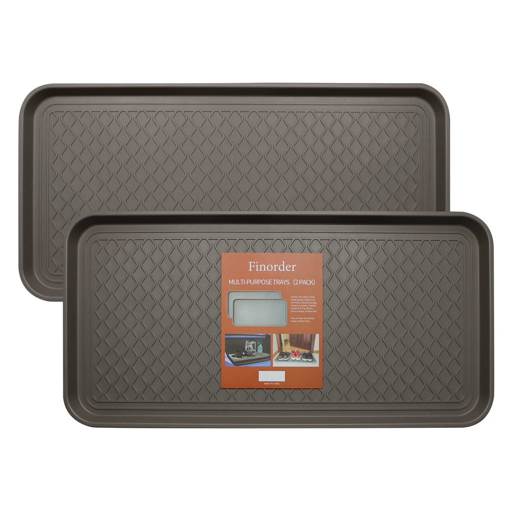 Finorder plateaux gris pour atelier, rangement polyvalent et facile à nettoyer.