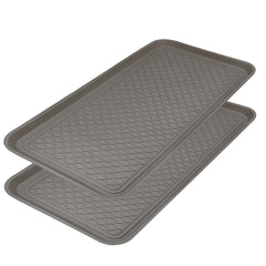 Finorder plateaux pour bottes gris, rangement pratique et efficace dans l'entrée.