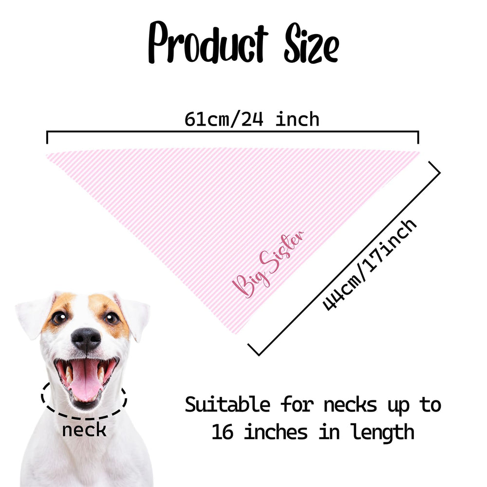 Bandana Fipsieneml pour chien annonce grossesse rose, parfait pour des clichés mémorables