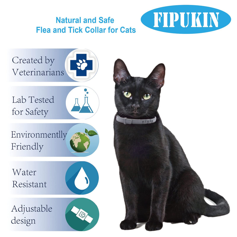 Le peigne-soin-poil-fin-chat de Fipukin aide le contrôle régulier des puces.