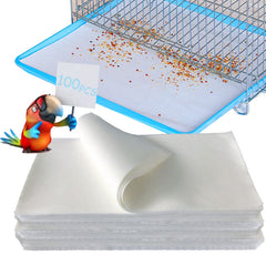 Firdnyohs papier cage oiseaux 11x20, liner absorbant pour cage propre et sèche.