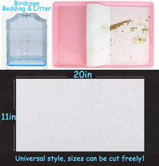 Firdnyohs papier cage oiseaux non tissé, résistant et facile à couper.