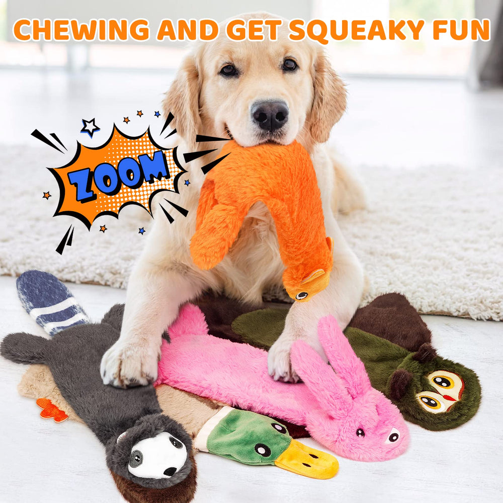 Ensemble Fireor cinq jouets sans garniture pour chien