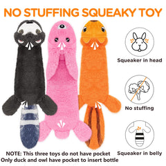 Jouet FIREOR sans garniture Canard: sifflement et durabilité pour chien