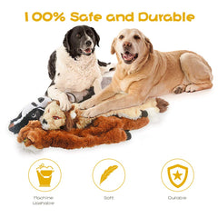 Jouet FIREOR sans bourre pour chien tigre; parfait pour mordiller.