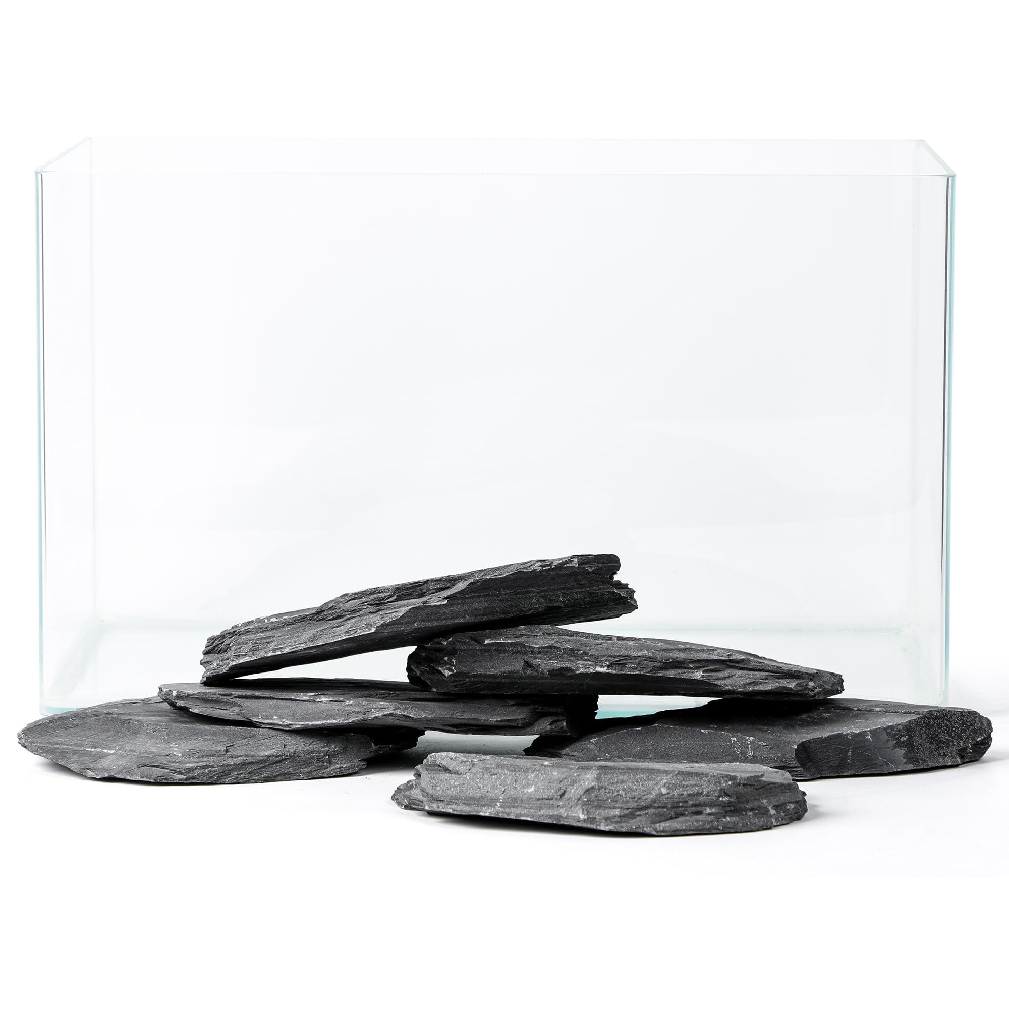 FISCAPE ardoise naturelle: gros plats pour structures d'aquarium stables