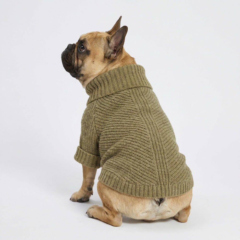 Vue arrière du pull Fitwarm, coupe confortable et facile à enfiler.