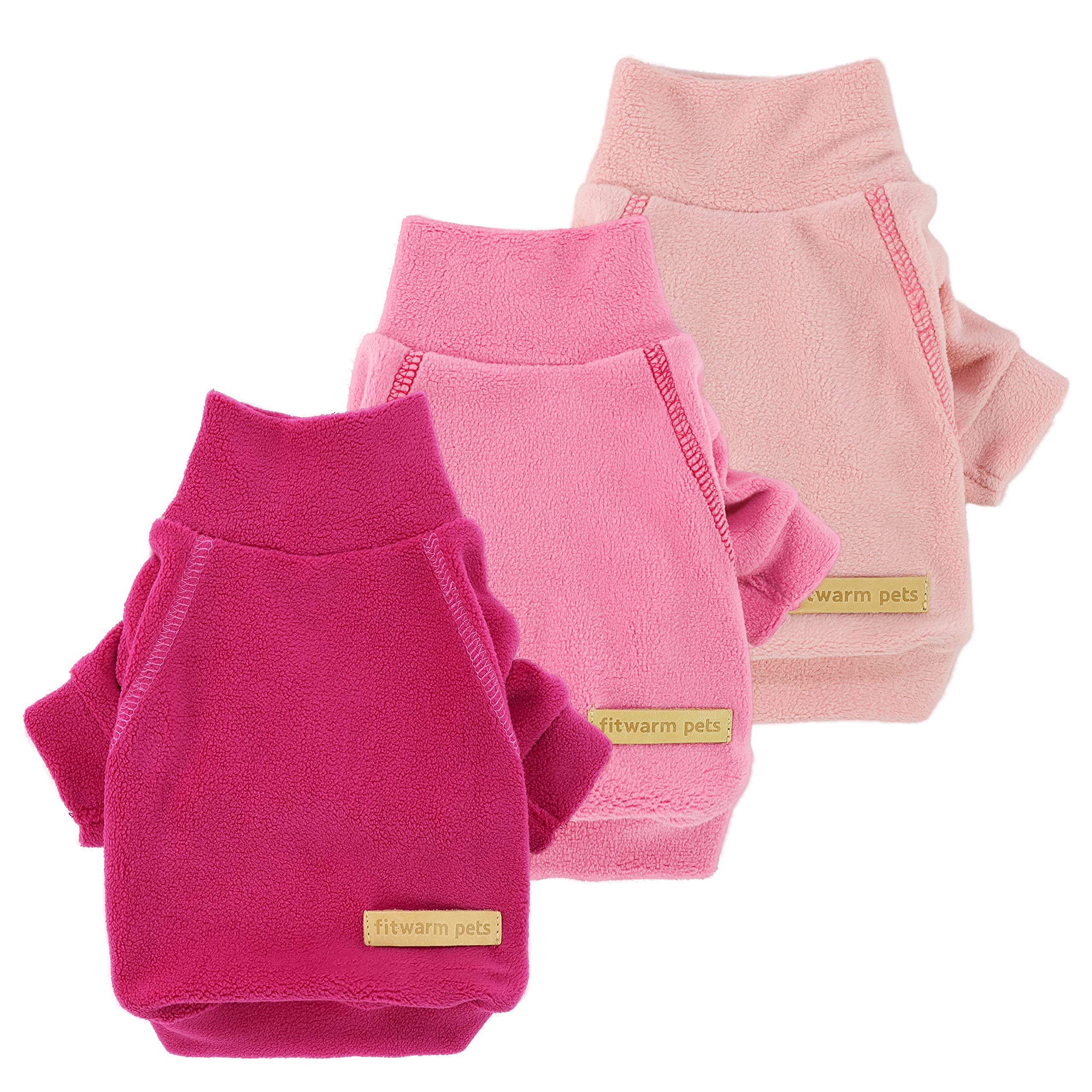 Fitwarm ensemble polaire pour petit chien ou chat, confort et chaleur lors des sorties.
