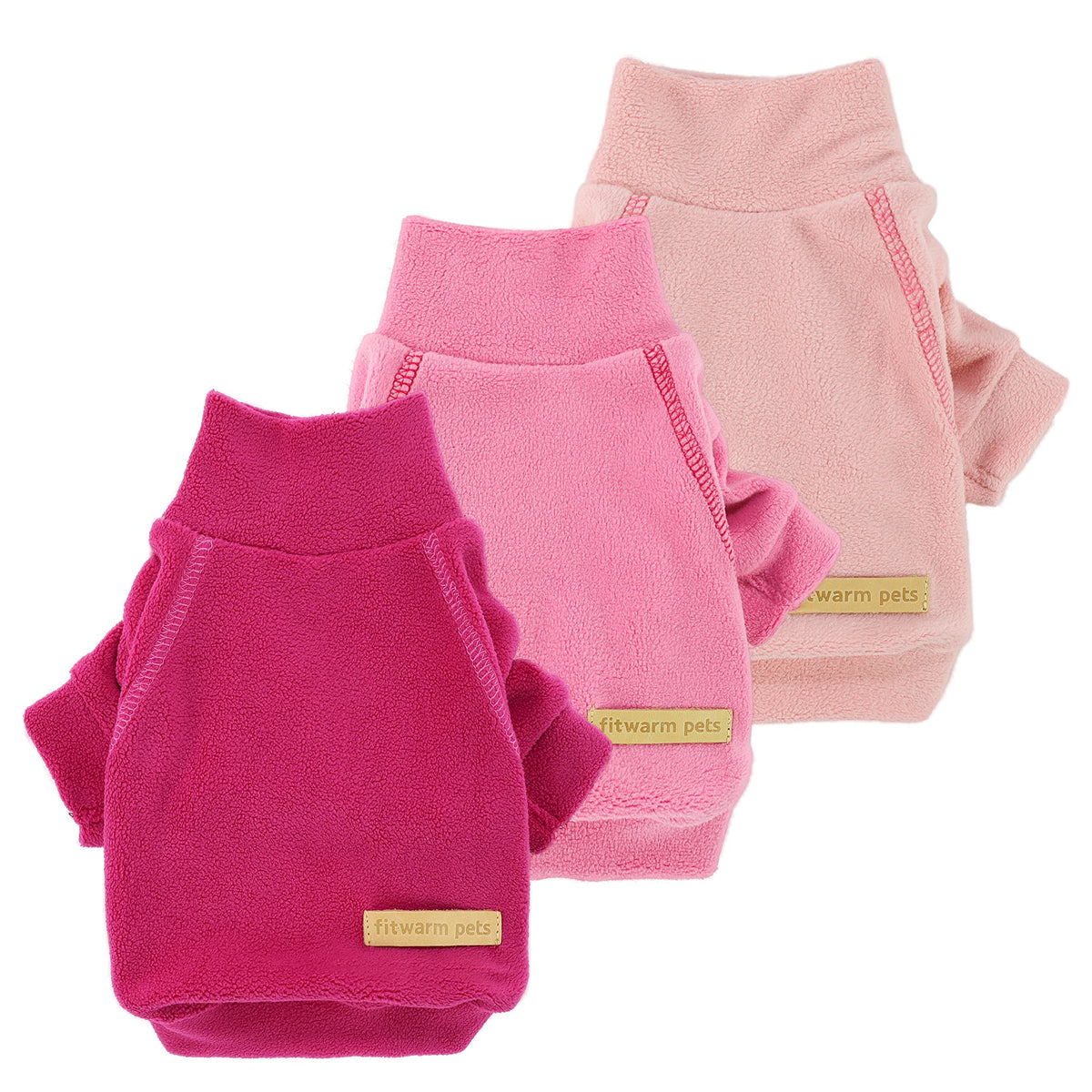 Fitwarm ensemble polaire pour petit chien ou chat, confort et chaleur lors des sorties.