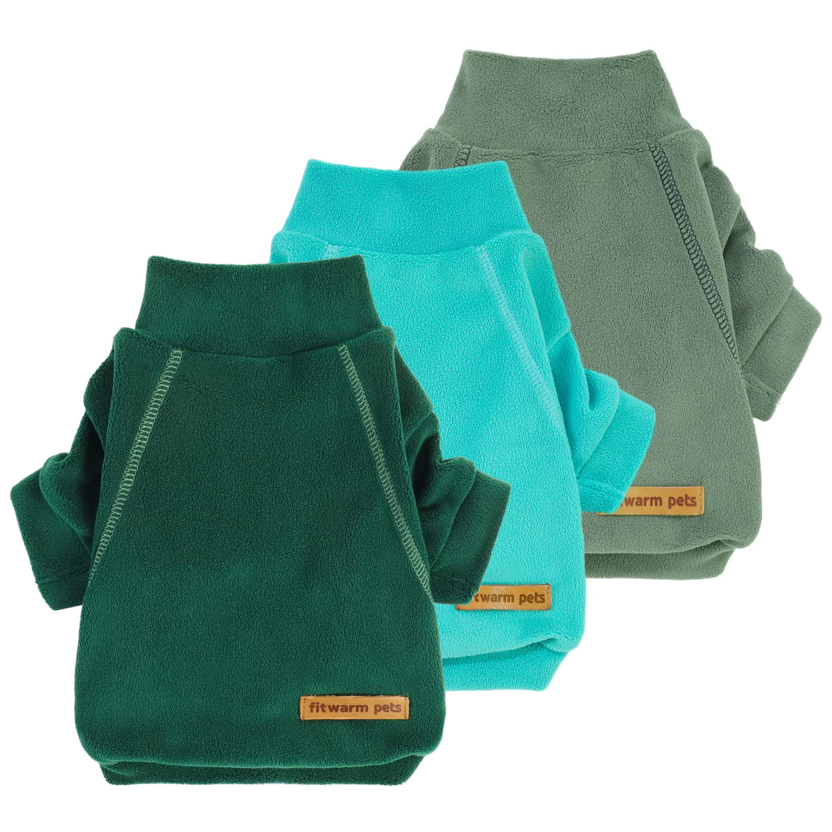 Pull polaire Fitwarm pour petit chien, chaleur douce lors des sorties hivernales.