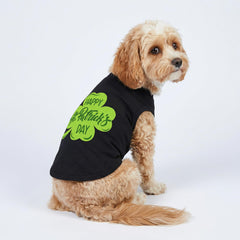 Fitwarm tee-shirt chat-st-patricks vert, ajustement doux et facile.