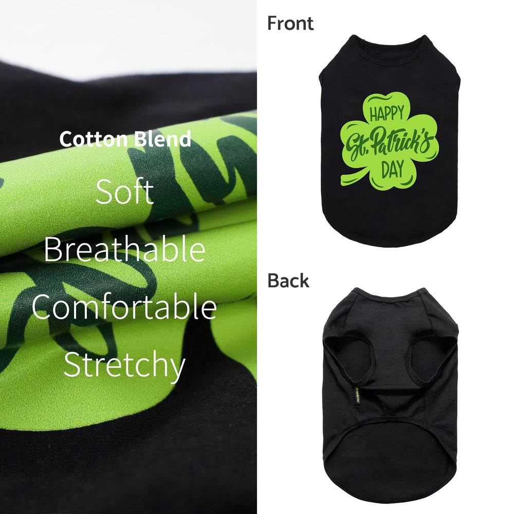 Fitwarm tee-shirt chien ete coton-respirant, idéal pour l'été.