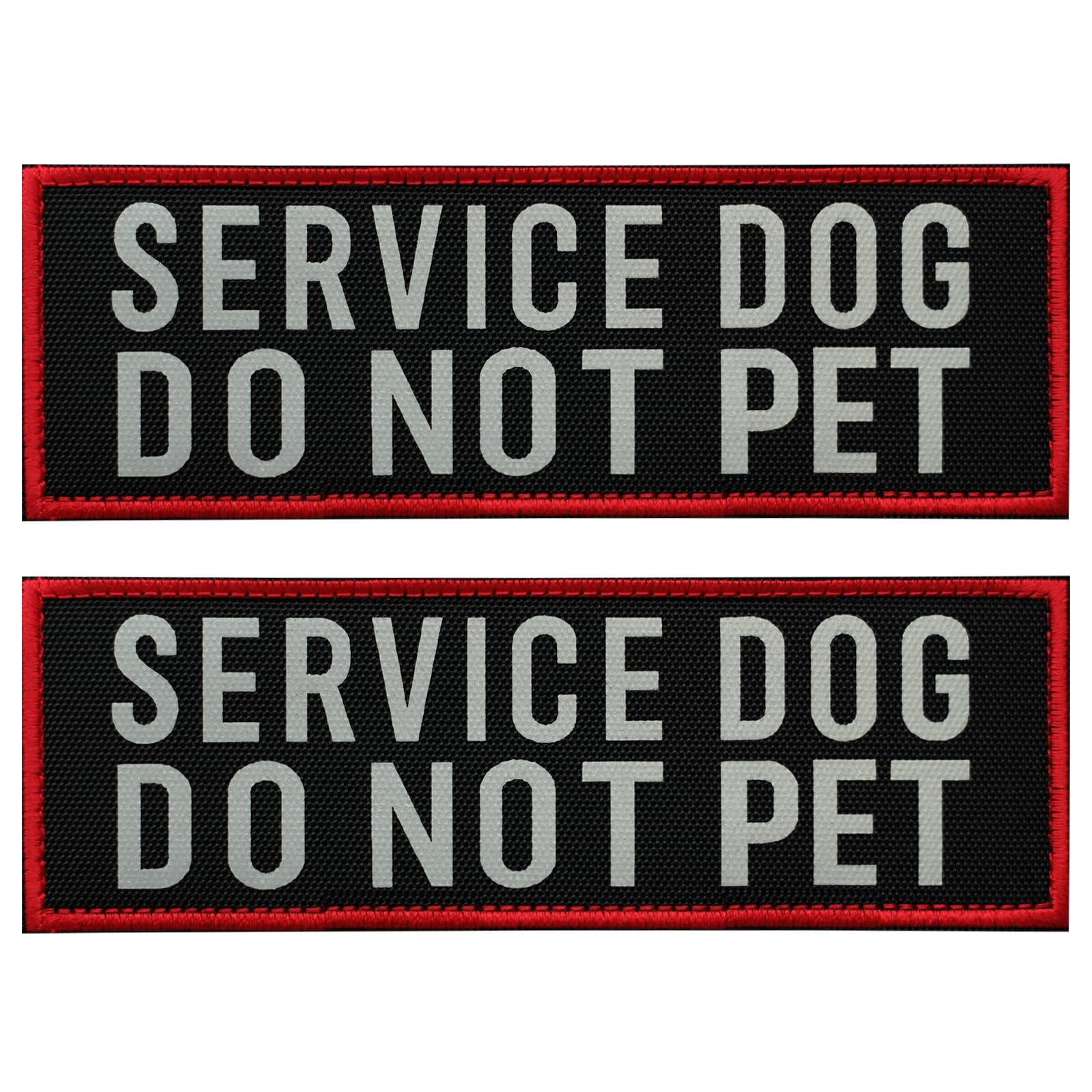 Patch FITZNORA réfléchissant pour chien de service, haute visibilité nocturne