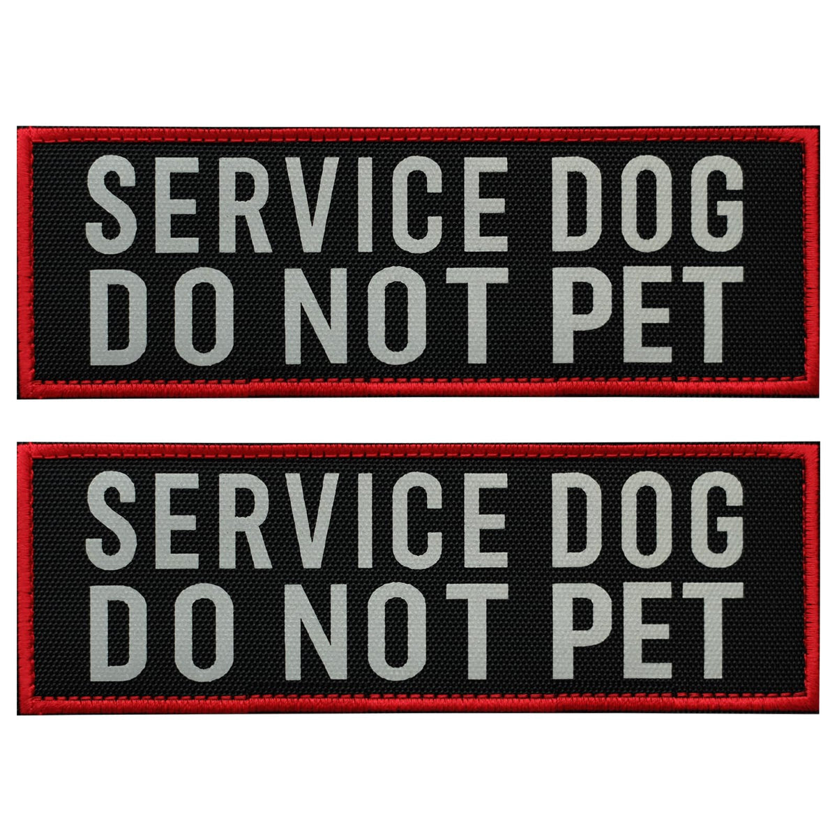 Patch FITZNORA réfléchissant pour chien de service, haute visibilité nocturne
