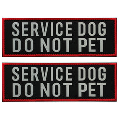 Patch FITZNORA réfléchissant pour chien de service, haute visibilité nocturne