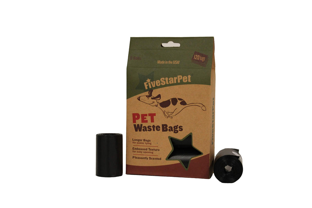 Five Star Pet sacs-poubelle chien ouverture facile, pratique lors des promenades quotidiennes.
