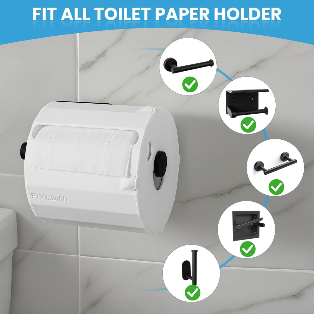FIYEMNI design-bain-blanc: accessoire discret pour salle de bains