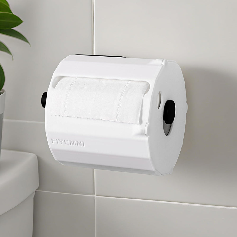 FIYEMNI protecteur-papier-toilette-blanc: protection 360° contre les tirages
