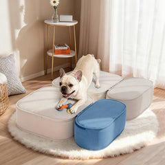 FKSLIFE Escaliers chien petit; design 2-en-1 pour usage flexible et compact.
