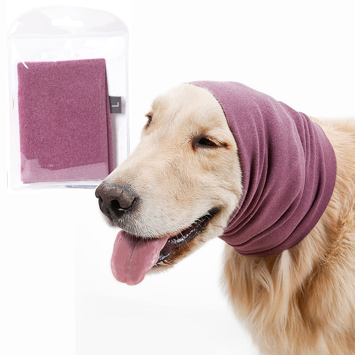 FKYzixeh couvre-oreilles chien anxiété: protège des bruits forts pour plus de calme.
