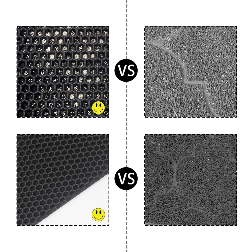 Flasidu tapis litière gris 30x22 po – dimensions pratiques pour votre espace.