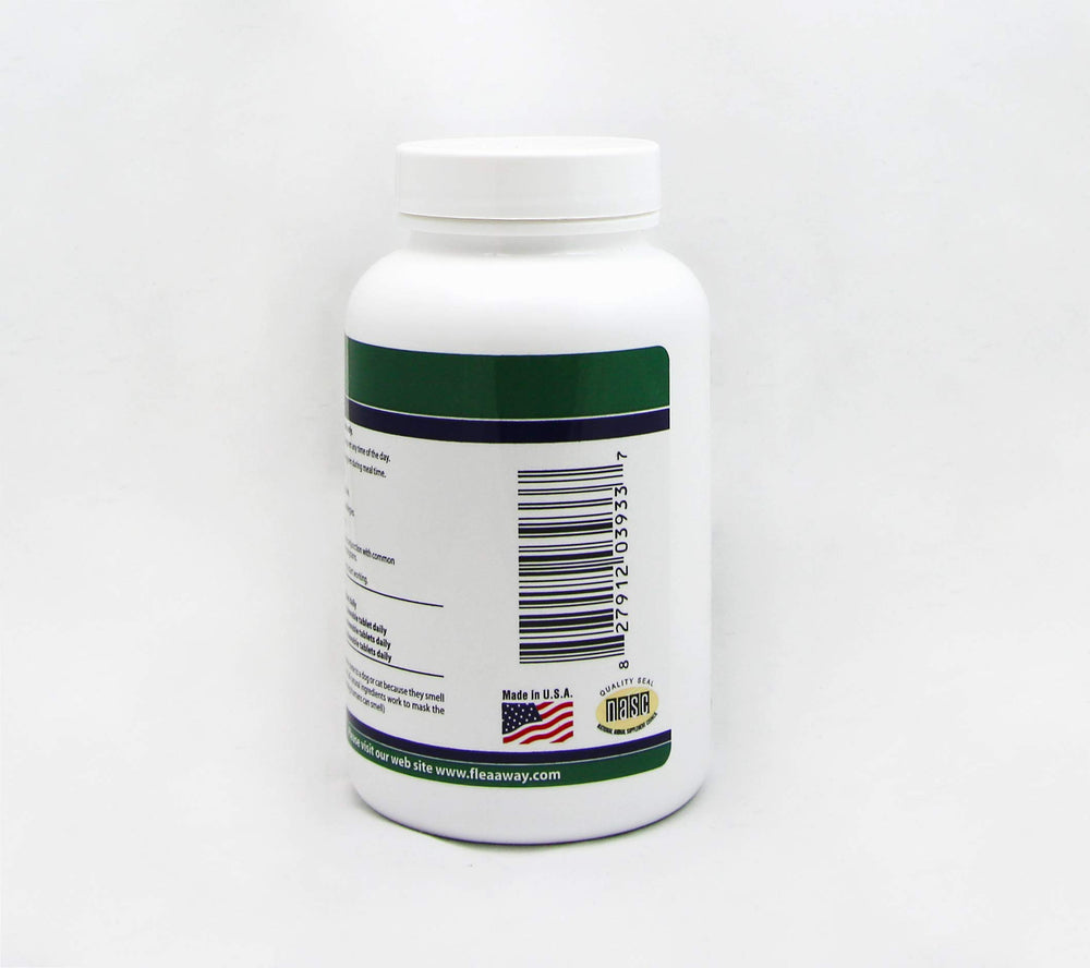 Flea Away utilisation quotidienne chien et chat pour une protection naturelle contre les parasites.