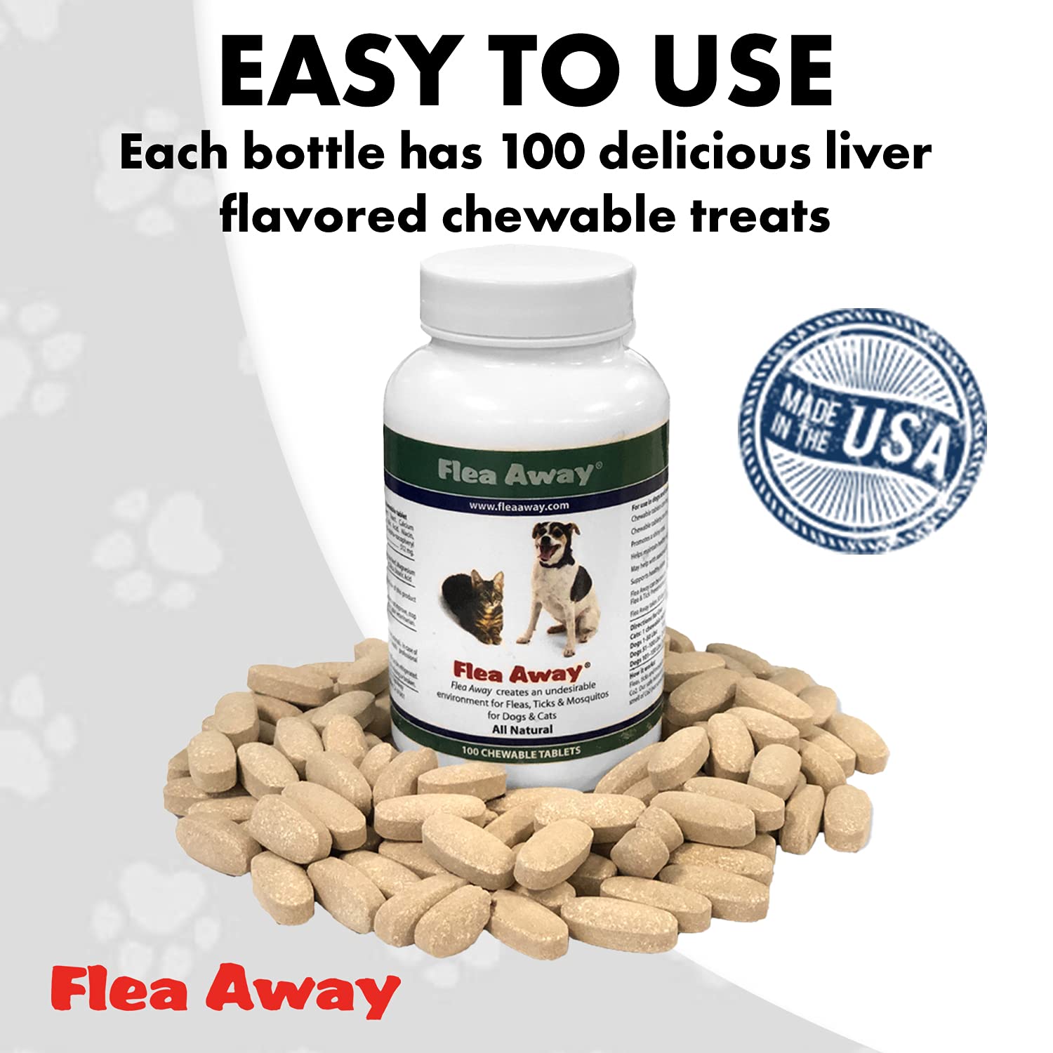 Dosage adapté selon le poids pour chiens et chats.