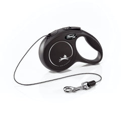 FLEXI Classic XS: laisse rétractable compacte pour petits chiens et balades pratiques.