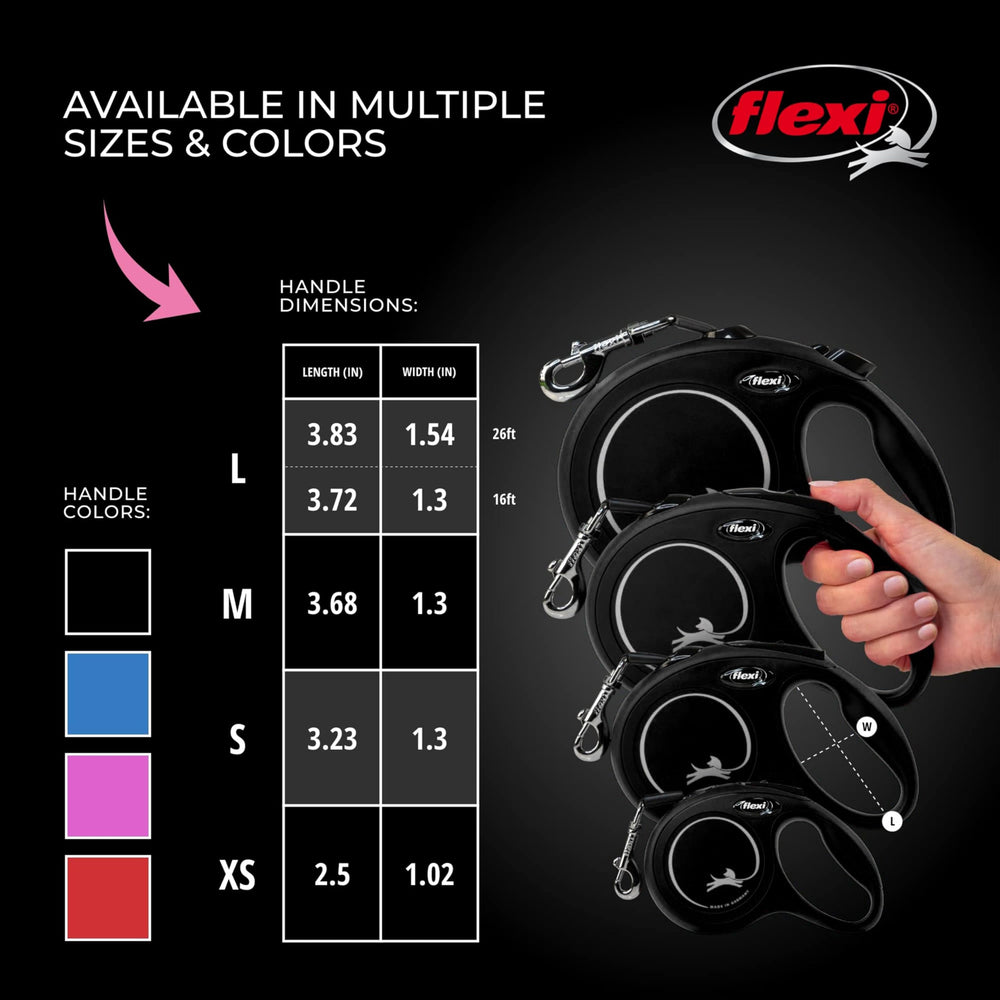 FLEXI Classic XS illustre la qualité allemande et la durabilité du produit.