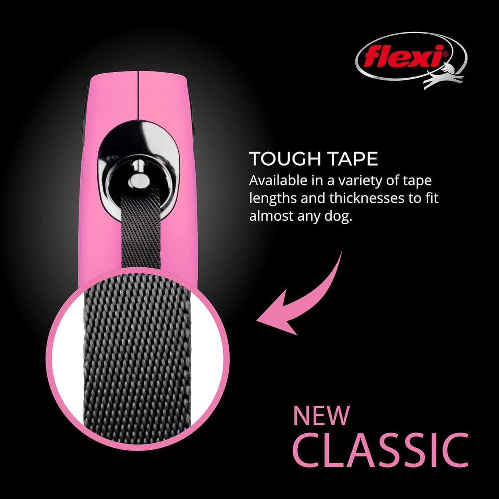 Laisse FLEXI Classic XS - longueur 10 pieds pour promenades équilibrées.