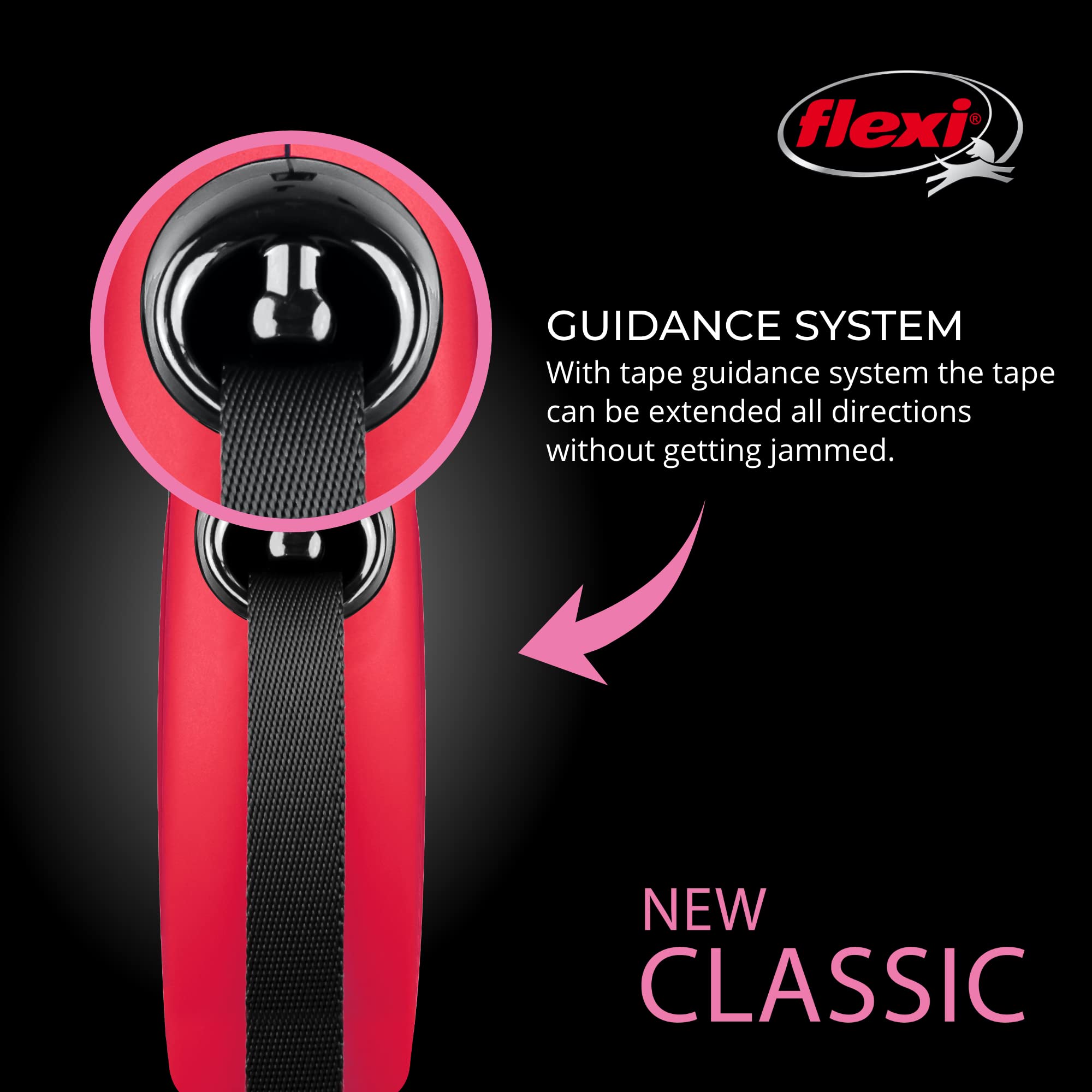 FLEXI Classic XS, sans enchevêtrement pour promenades plus fluides