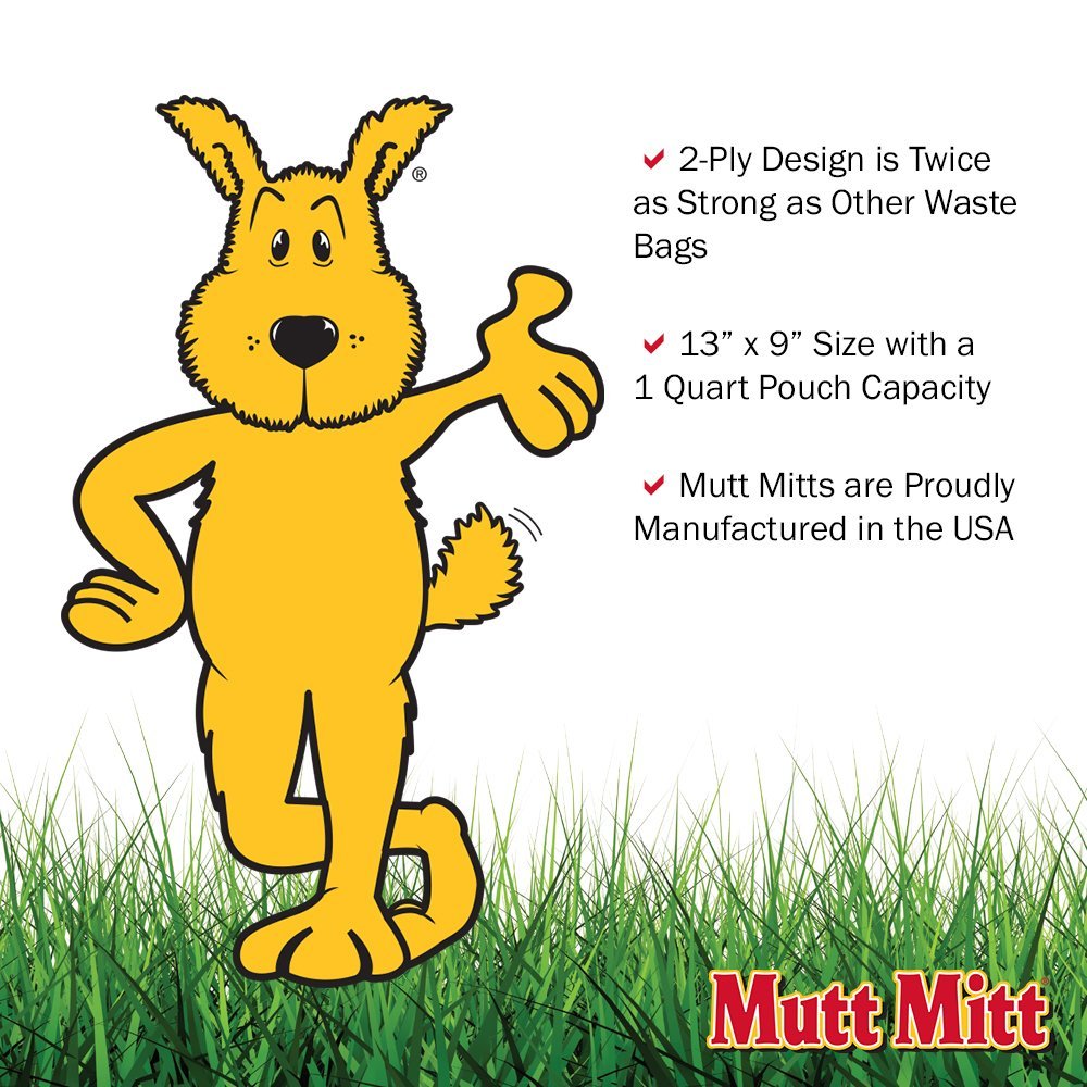 FLEXI Mutt Mitt : poche d’un quart pour tous types de déchet.