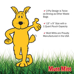 FLEXI Mutt Mitt : poche d’un quart pour tous types de déchet.