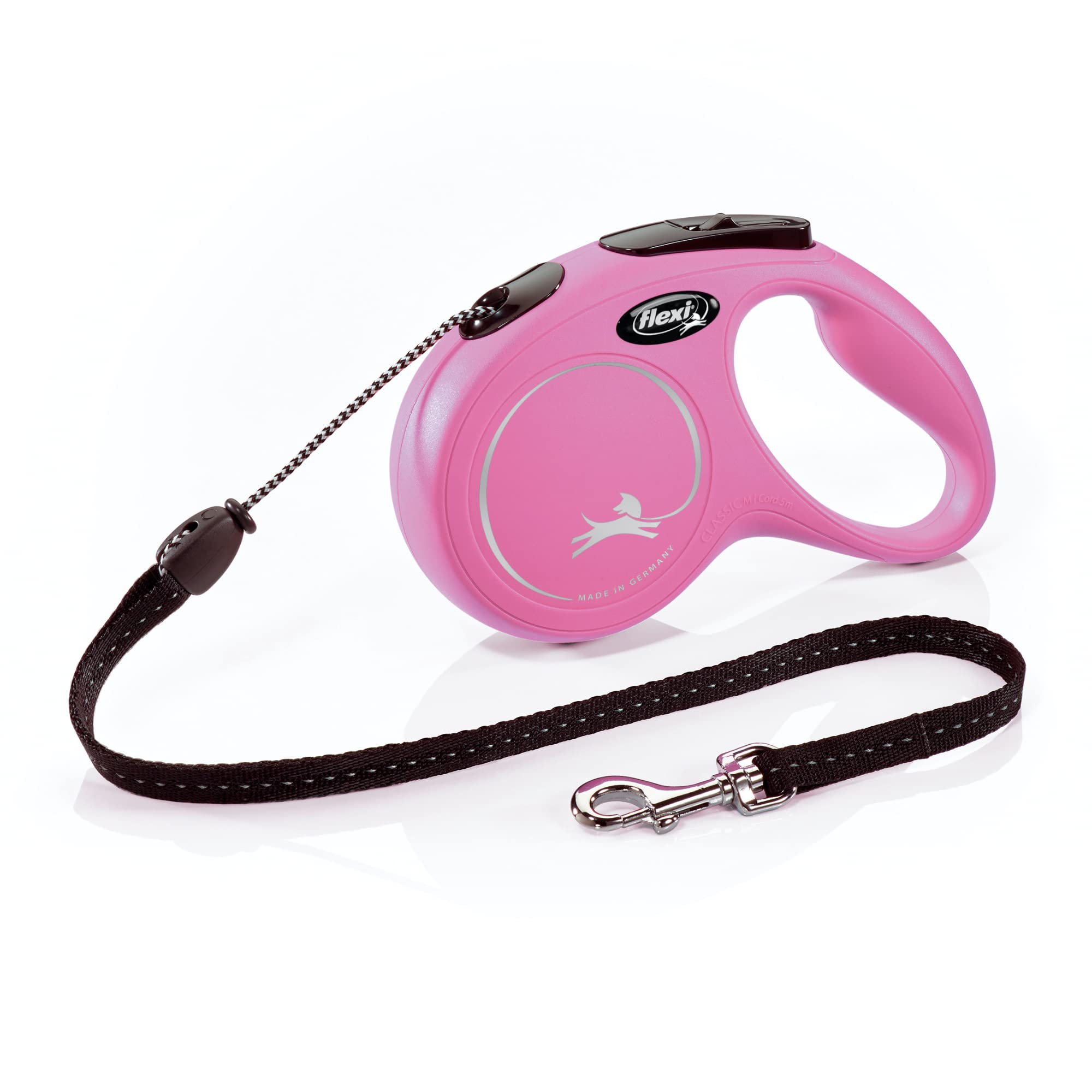 Poignée ergonomique FLEXI New Classic pour une prise en main confortable, lors des promenades
