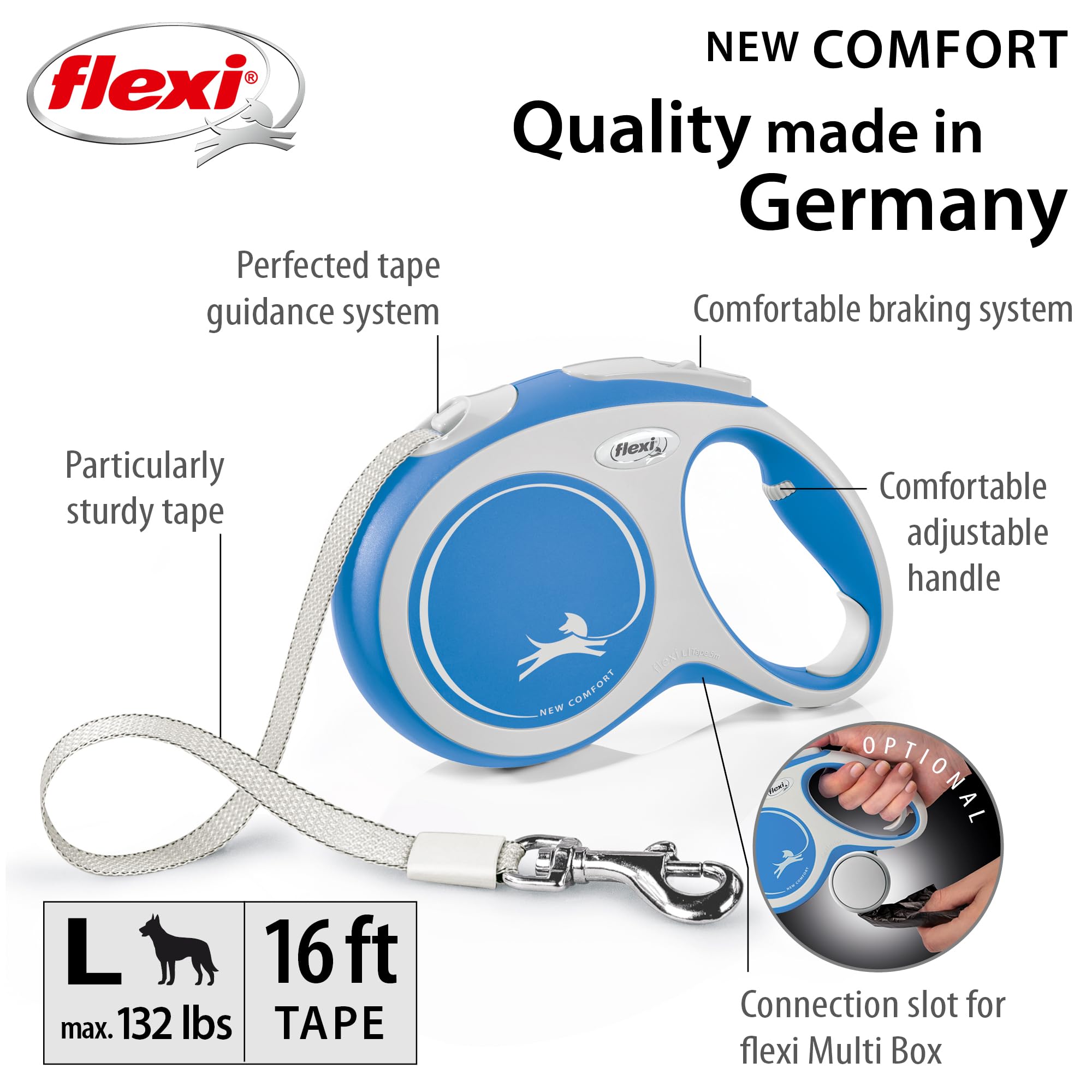FLEXI New Comfort Tape, design durable et fiable pour l’usage quotidien.