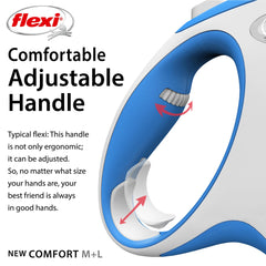 FLEXI New Comfort Tape, disponibles en plusieurs tailles et couleurs pour votre chien.
