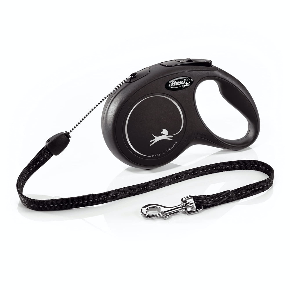 FLEXI New Classic avec cordon rétractable pour petit chien, promenades sécurisées.